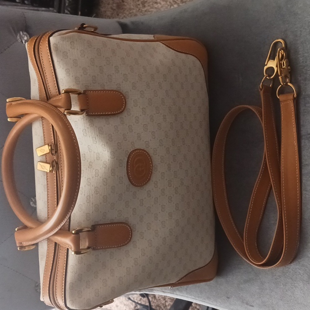 Vintage Gucci Micro GG Canvas Bag ✨️